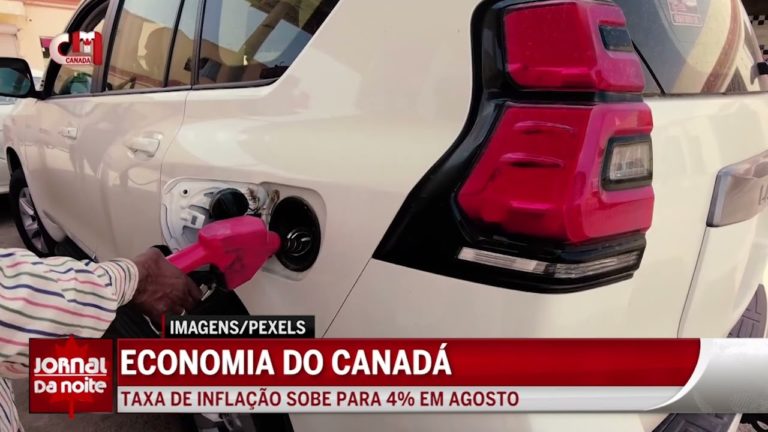 Economia do Canadá: Taxa de inflação sobe para 4% em agosto