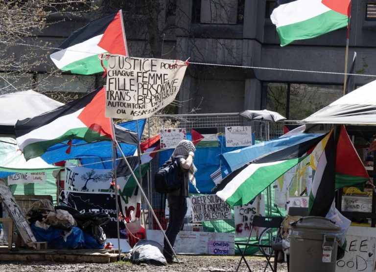 Movimento pró-palestiniano: Leger revela que 48% dos canadianos são contra acampamentos