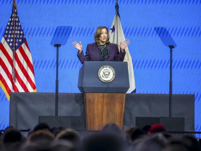 Médio Oriente: Harris condena queima da bandeira americana em protesto contra Netanyahu