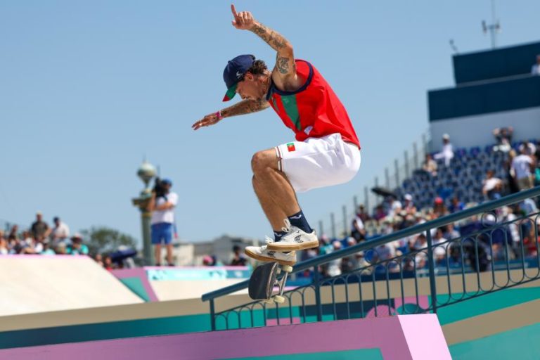 Skater Gustavo Ribeiro falha final de street de Paris2024