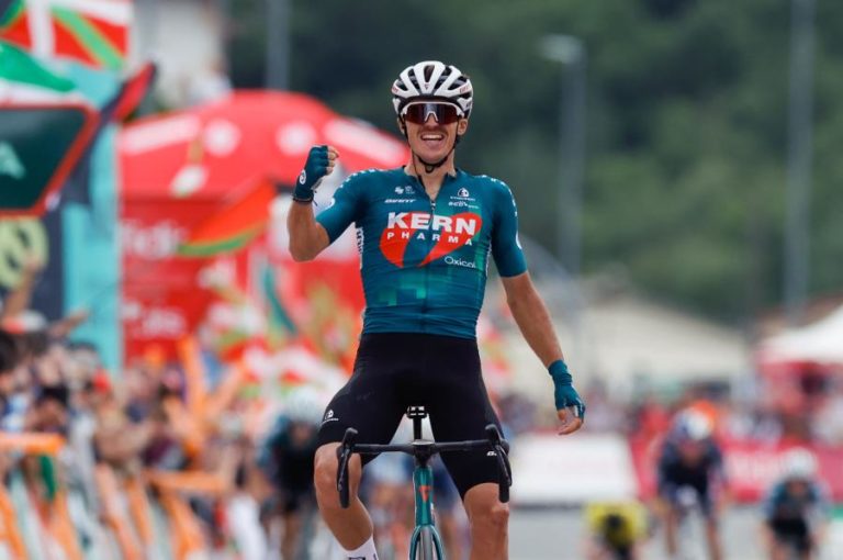 Vuelta: Urko Berrade dá terceira vitória à Kern Pharma, O’Connor ainda líder