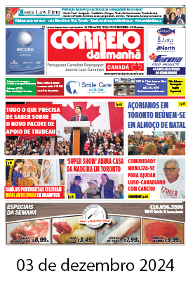 Correio da Manhã Canadá 03 de dezembro 2024