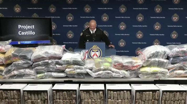 Polícia: Investigação conjunta apreende 835 quilos de cocaína em Toronto